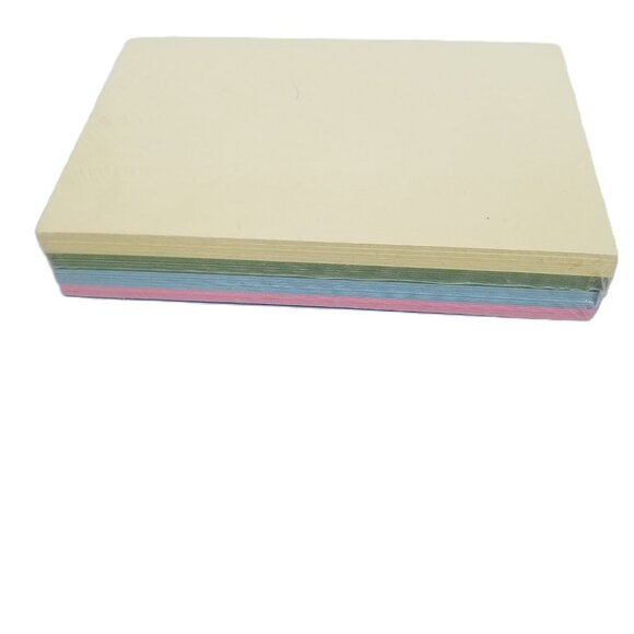 School Select Ruled Index Cards 4x6 100 Count Assorted Colors Study Organization - Picture 2 of 3